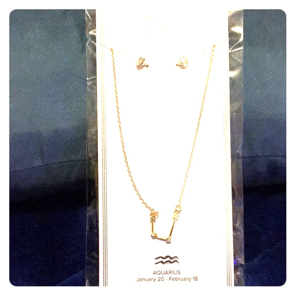 Aquarius ♒️ Constellation Necklace